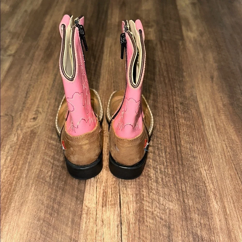 Old West Pink‎ Girls Boots size 7D